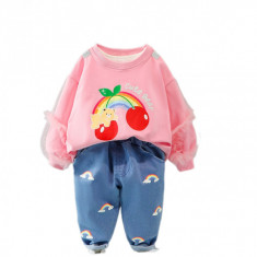 Compleu Cute Bear Bluza si Blugi