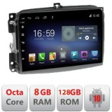 Navigatie Fiat 500L 2012-2017 F-500L Octa Core cu Android Radio Bluetooth Internet GPS WIFI DSP 8+128GB 4G CarStore Technology