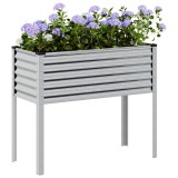 VidaXL Jardinieră de grădină 100x45x90 cm, oțel galvanizat 4008973