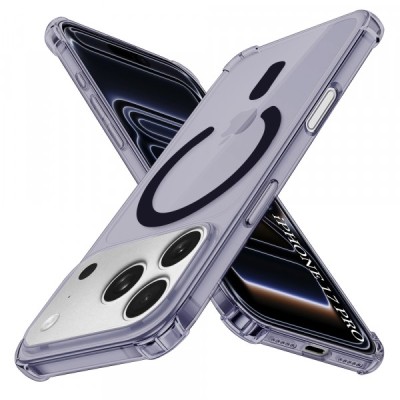 Husa MagSafe pentru Apple iPhone 17 Pro, Techsuit, Shockproof, Neagra foto