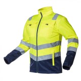 Geaca de lucru slim fit, reflectorizanta, galben, model Visibility, marimea L/52, NEO