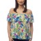 Bluza multicolora dama model floral - S