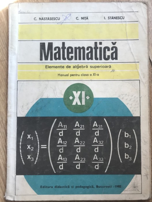 MNL6 Matematica - Clasa a-11-a