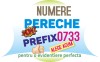 Numere PERECHE Prefix 0733 2x1.222 + 2x1.223 usoare aur gold numar cartele usor