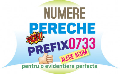 Numere PERECHE VIP 0733 - 81x.80x + 81x.71x - usoare aur gold numar cartele usor foto
