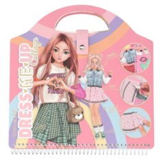 Carte cu stickere, Depesche, TopModel, Dress Me Up Collage