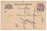 Germany Bayern 1886 Old postcard stationery Landau Pfalz to Essen D.766