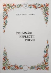 INSEMNARI REFLEVTII POEZII-IOAN SAIZU - NORA-241541