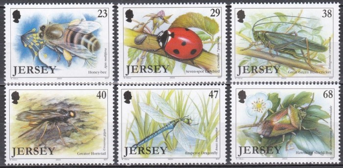 Jersey 2002 - Insecte, MNH