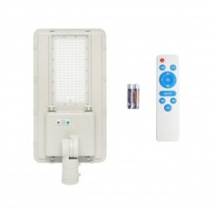 Lampa solara LED iluminat stradal 180W, 6500K, IP65 cu panou solar senzor de miscare si prindere pe stalp Breckner Germany