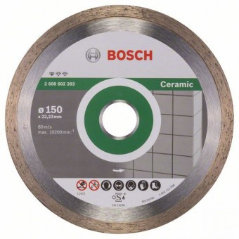 Disc diamantat Standard for Ceramic 150x22,23x1,6x7mm - 3165140441315 foto