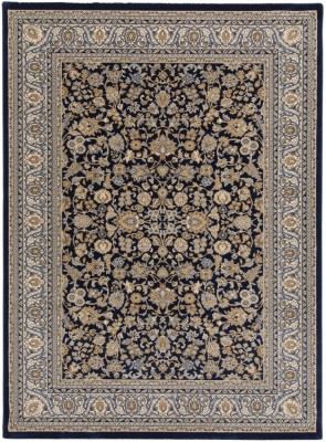 Covor Belgian Premium Model Kasmar 8746, 334, Marime 80 x 150 cm, Albastru, Inaltime Fir 9 mm, Antialergic, Polipropilena, Living, Dormitor foto