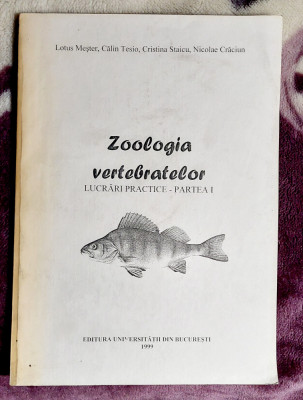 Zoologia vertebratelor partea I - L.Mester; C. Tesio; C. Staicu; N. Craciun foto