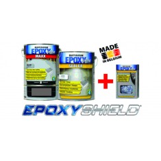 Kit Complet Vopsea Epoxidica Garaj Gri Inchis
