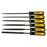 Pila pentru metal, Lumytools LT25168, maner din bimaterial, 150 mm, set 6 pile