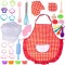 Set 39 accesorii bucatarie copii accesorii cofetarie sucitor forme prajitura sort manusa si boneta