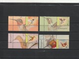 ROMANIA 2022 LP 2379 COLIBRI SERIE CU VINIETA 1 MNH NESTAMPILATA, Nestampilat