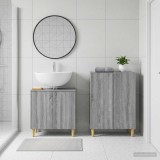 Cumpara ieftin Set de dulapuri pentru baie, 2 piese ARNHEM Sonoma gri