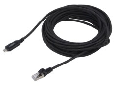Cablu LOGILINK USB 3.2 USB-C la RJ45 Cat 6 10m negru