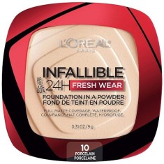 Pudra de fata, Loreal, Infallible 24H Fresh Wear, Foundation In A Powder, 10 Porcelain, 9 g foto
