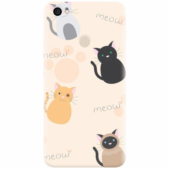 Husa silicon pentru Xiaomi Redmi Note 5A, Meow