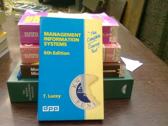 Management information system - T. Lucey