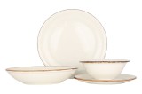By Bone Set de vesela (Medium) - Grace - 24 bucăți - 6 persoane - Porţelan