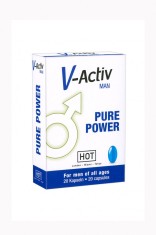 Pastile pentru erectie si potenta, HOT V-Active, 20 capsule foto