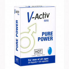 Pastile pentru erectie si potenta, HOT V-Active, 20 capsule