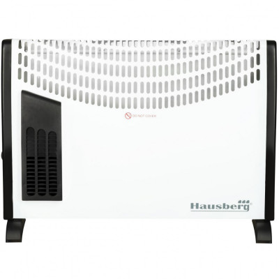 Convector electric Hausberg, 2000W,Turbo, 3 trepte de putere, Termostat foto