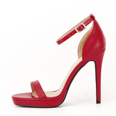 Sandale elegante rosii Dorothy 129 foto