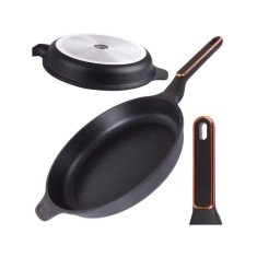 Tigaie grill mare antiaderenta pentru induc?ie ?i gaz 32cm XXL foto