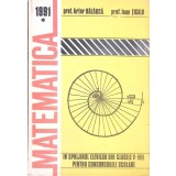 MATEMATICA IN SPRIJINUL ELEVILOR DIN CLASELE V-VIII PENTRU CONCURSURILE SCOLARE VOL.1-ARTUR BALAUCA, IOAN T-330198