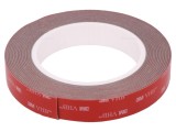 Bandă adezivă acrilică gri 19mm x 5m 3M VHB GPH 110