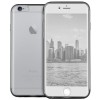 Husa iPhone 6/6S Full TPU 360&deg; Fata+Spate, Protectie Completa, Gri Transparent, Ultra Slim 0.3mm