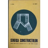 STATICA CONSTRUCTIILOR. MANUAL PENTRU LICEE DE SPECIALITATE ANUL III SI SCOLI TEHNICE DE MAISTRI-D. PETRE, -240345