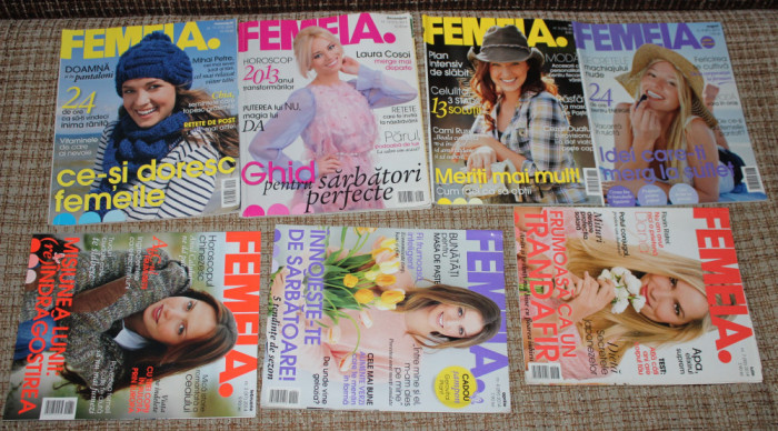 revista Femeia 2012 2013 2014 pret pt o revista