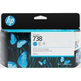 HP original ink 498N5A, HP 738, cyan, 130ml
