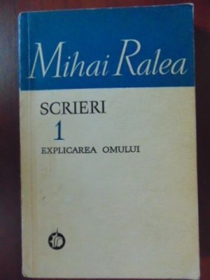 Scrieri 1: Explicarea omului foto