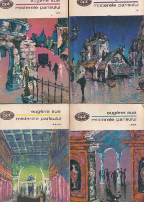 Eugene Sue - Misterele Parisului, 4 volume foto
