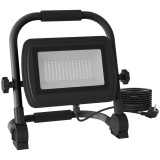 HOMCOM Lampă de Lucru LED, Portabilă și Rezistentă la Intemperii, 25,5x16x25,5 cm, Negru | Aosom Romania