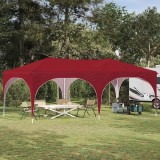 vidaXL Cort de Petrecere Pop-up Burgundy 575 x 288 x 245 cm 42019884