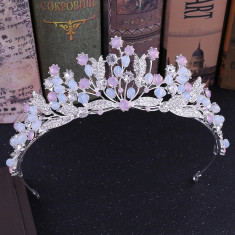 Diadema / Tiara mireasa Diadema Pink Amethyst foto