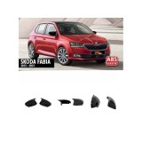 Set capace tip batman compatibil Skoda Fabia Mk3 (cu semnalizare in oglinda) 2015-2021 &reg; ALM