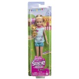 BARBIE SET PAPUSA STACIE SI CATELUL DE COMPANIE, Mattel