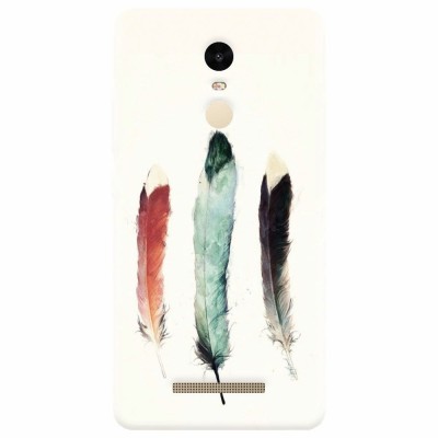 Husa silicon pentru Xiaomi Remdi Note 3, Three Feathers foto