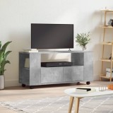 VidaXL Comodă TV, gri beton, 102x34,5x43 cm, lemn prelucrat