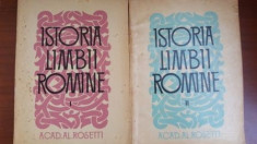 Istoria limbii romane I, II Acad. Al. Rosetti foto