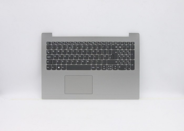 Carcasa superioara cu tastatura palmrest Laptop, Lenovo, IdeaPad 330-15ICN Type 81EY, 5CB0R26503, Platinum Grey, layout UK