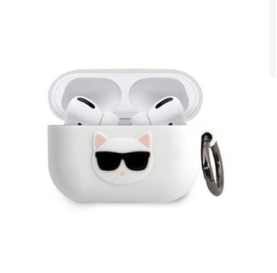 Husa Originala Karl Lagerfeld AirPods Pro - KLACAPSILCHWH foto